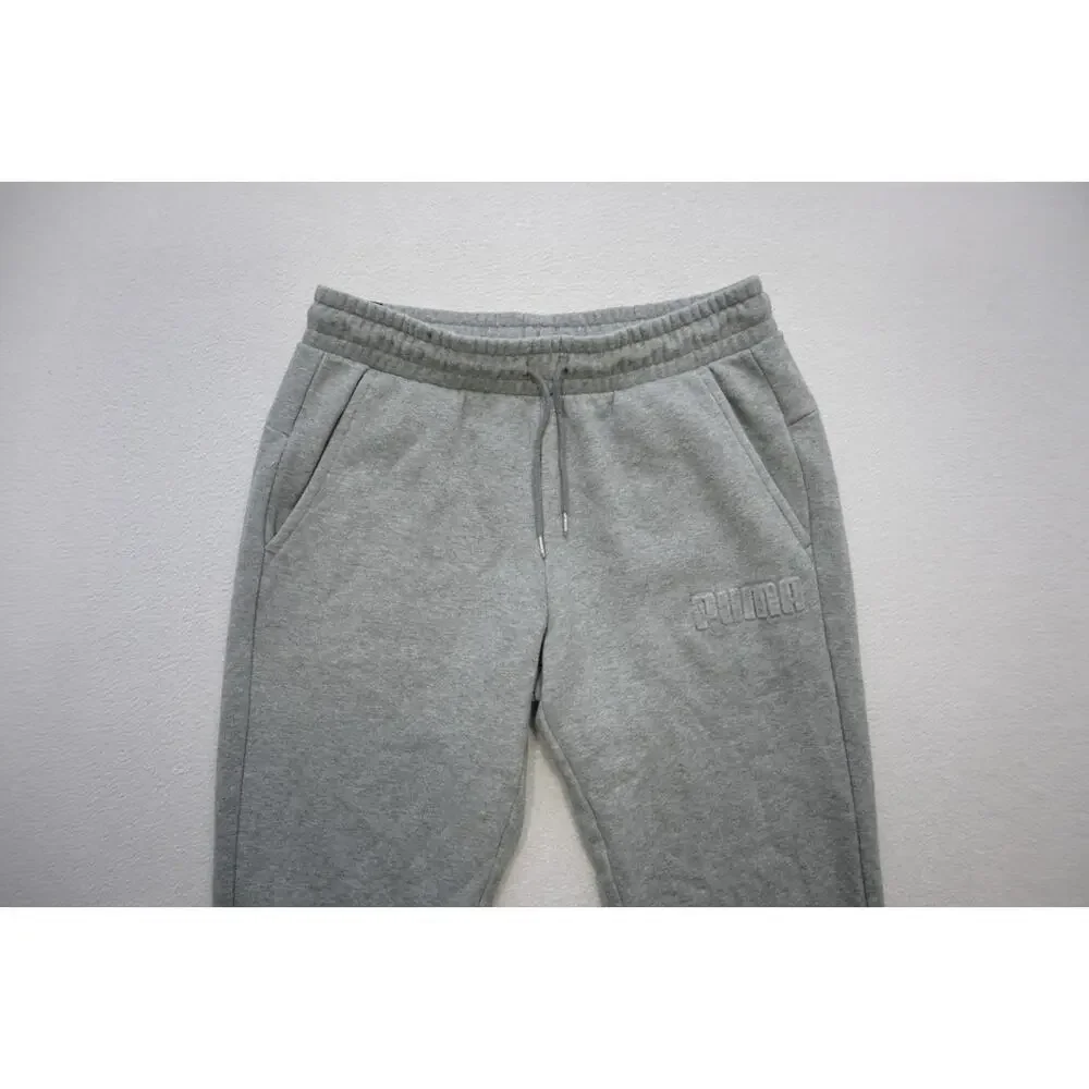 Puma Tapered Joggers Sweat Pants Cotton Blend Performance‎ W/Pockets Mens Medium